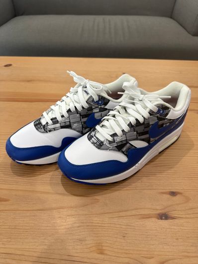 atmos × Nike Air Max 1 Blue "We Love Nike"