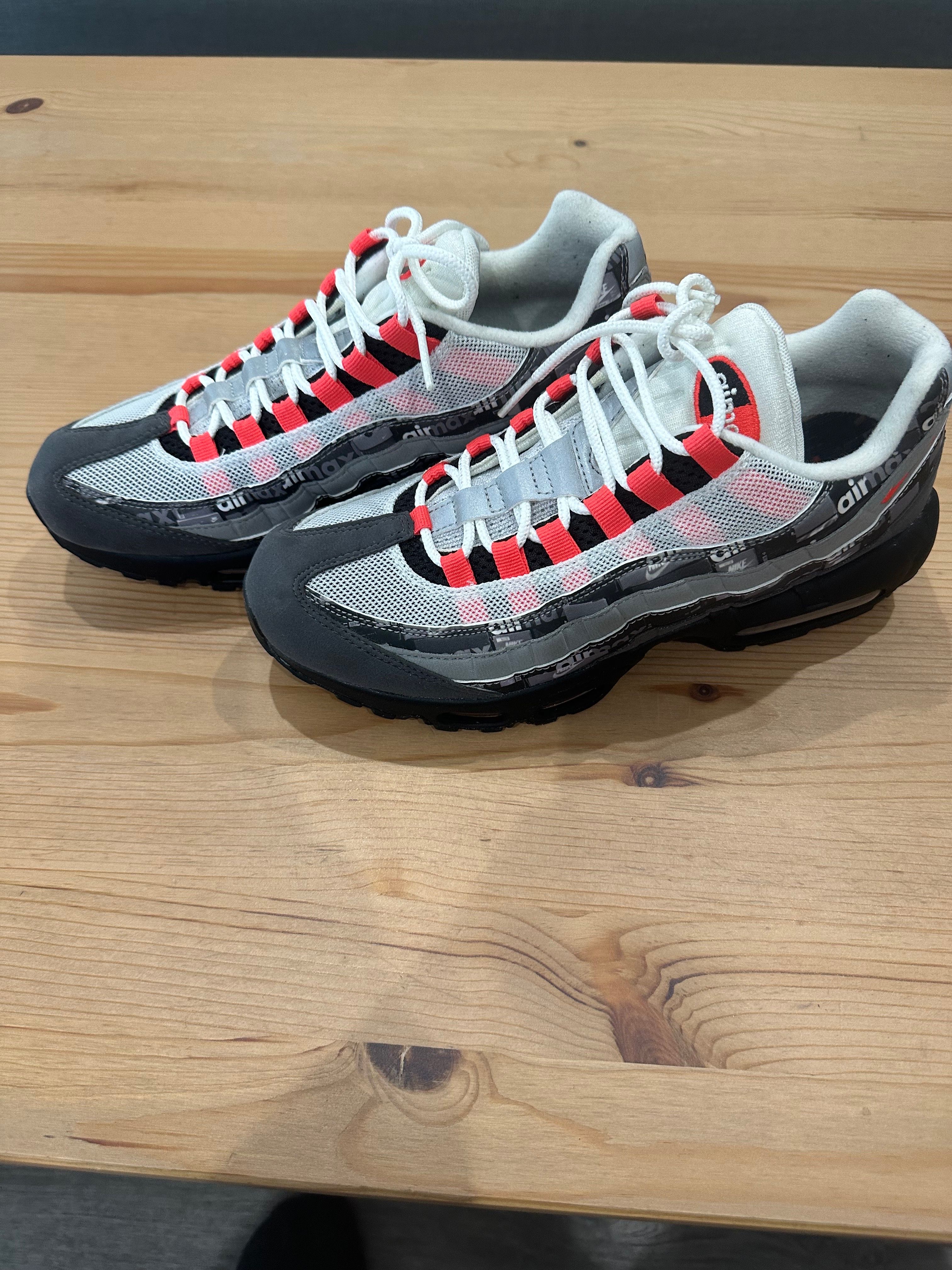 中古　アトモス × ナイキ エアマックス95 \"レッド ウィー ラブ ナイキ\" 中古 アトモス × ナイキ エアマックス95 レッド ウィー ラブ ナイキ