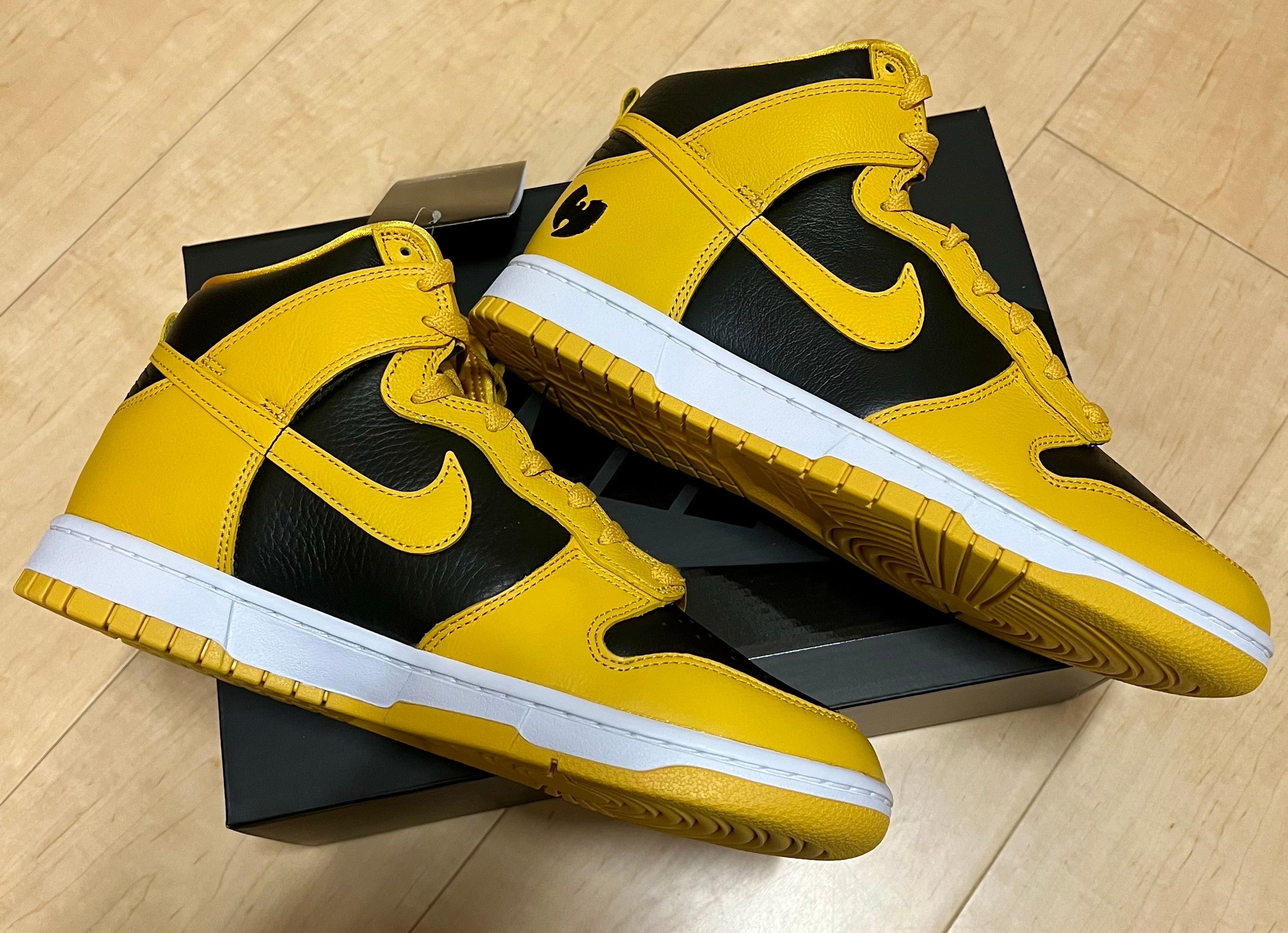 Wu-Tang Clan × Nike Dunk High Retro PRM "Black and Pollen"