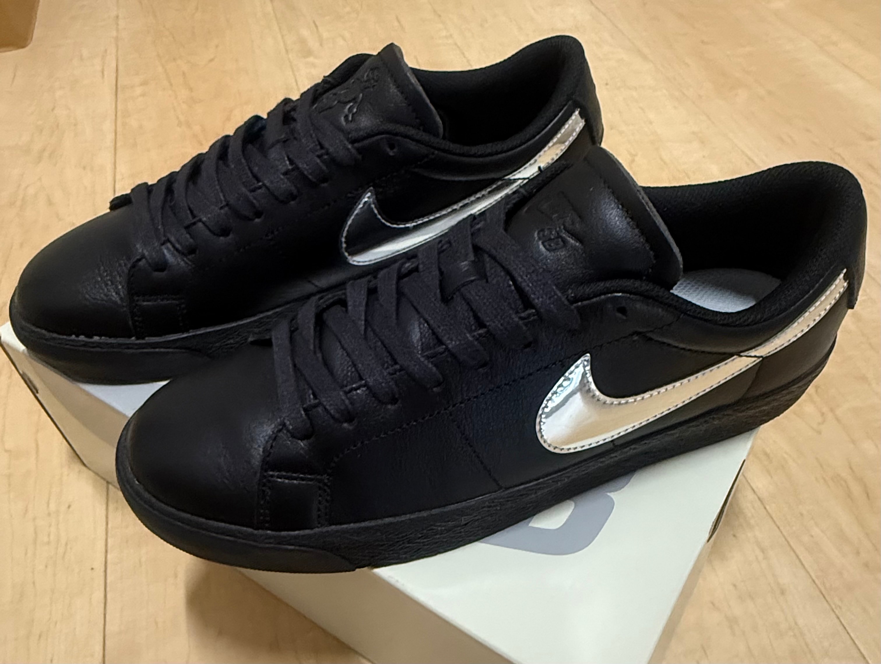 Dancer Skateboards × Nike SB Zoom Blazer Low QS "Black and Metallic Silver"