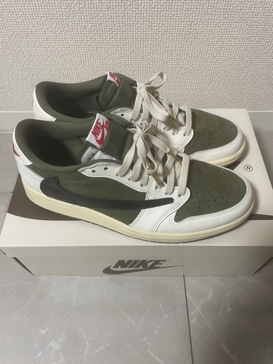 Travis Scott × Nike Air Jordan 1 Low OG SP "Reverse Olive"