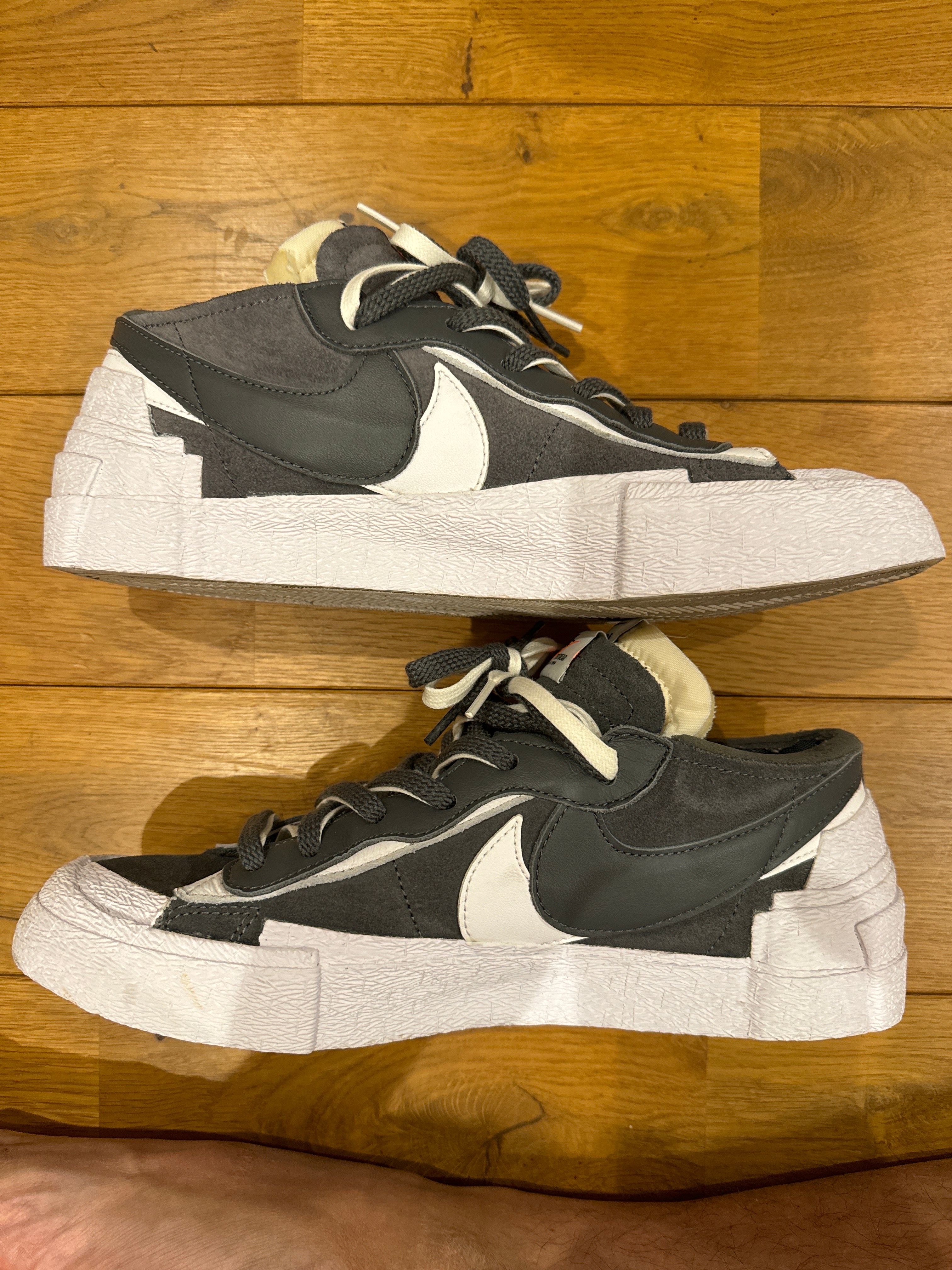 Sacai × Nike Blazer Low "Iron Grey"
