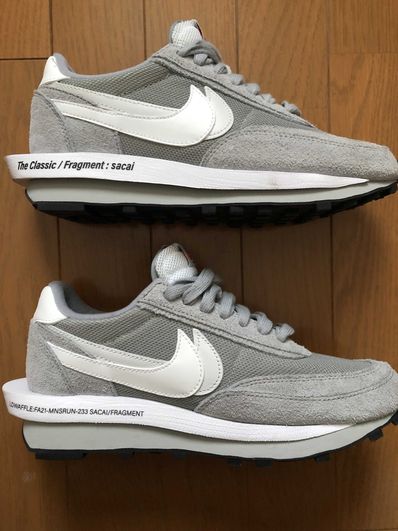 Fragment × sacai × Nike LD Waffle "Light Smoke Grey"