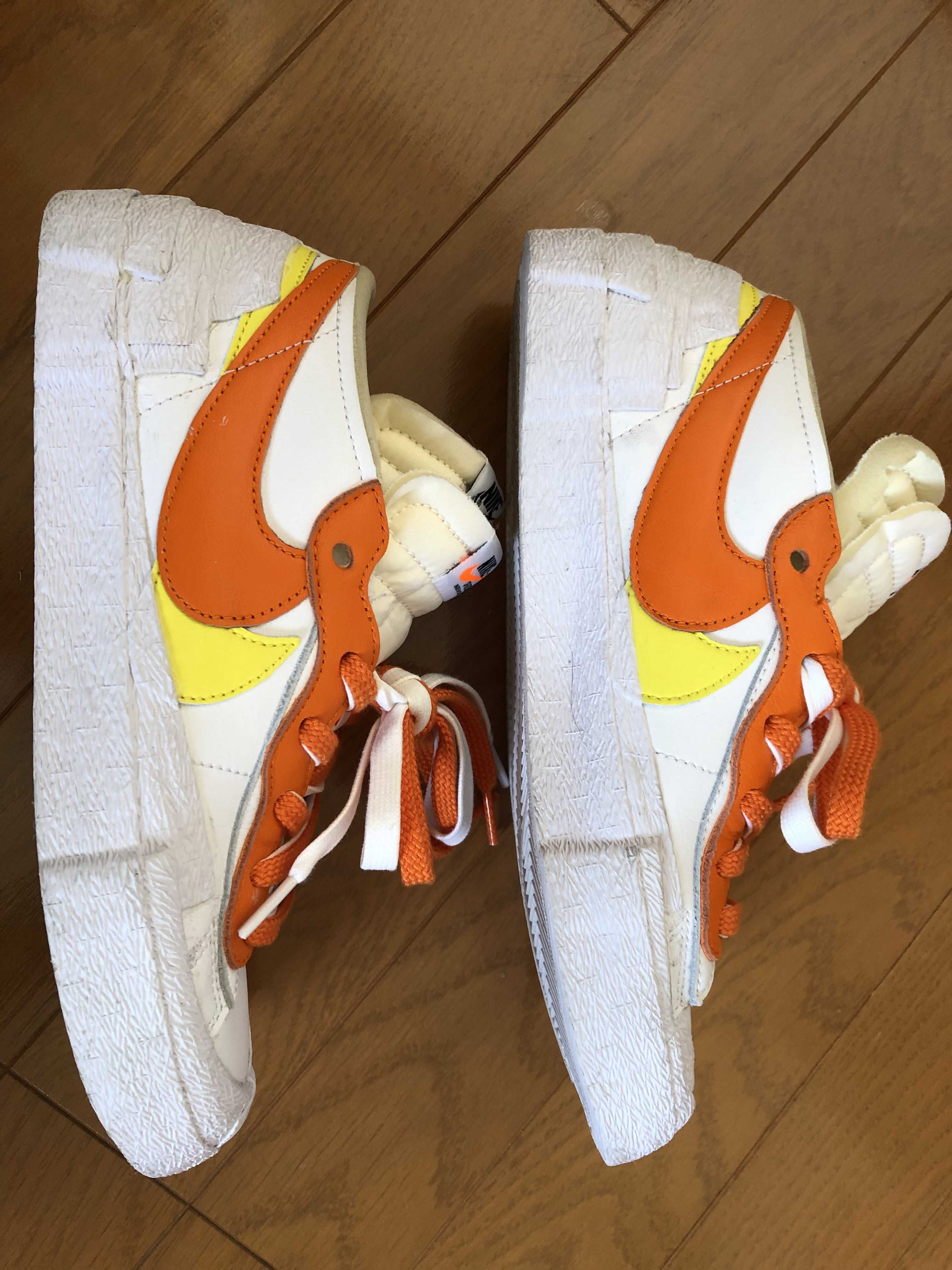 SACAI × NIKE BLAZER LOW "MAGMA ORANGE"