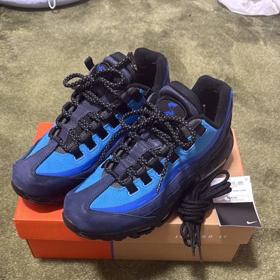 Stash × Nike Air Max 95 "Black and Harbor Blue" (2024)