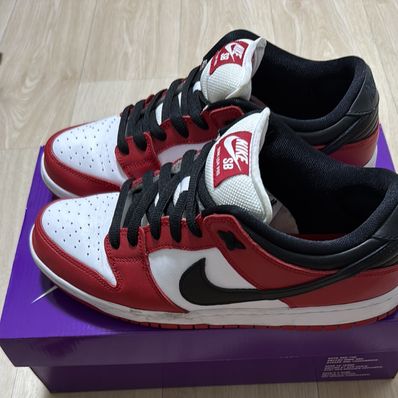Nike SB Dunk Low Pro "J-Pack Chicago/Varsity Red and White"