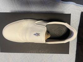 クロムハーツ CHプラス レザーパッチ ダガー付 スリッポン "ホワイト"