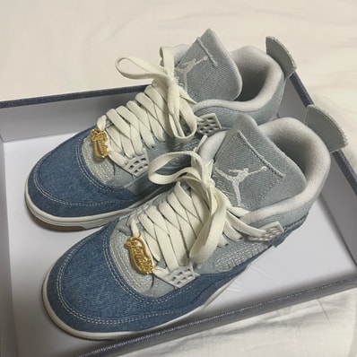 Nike Women's Air Jordan 4 Denim "Worn Blue"