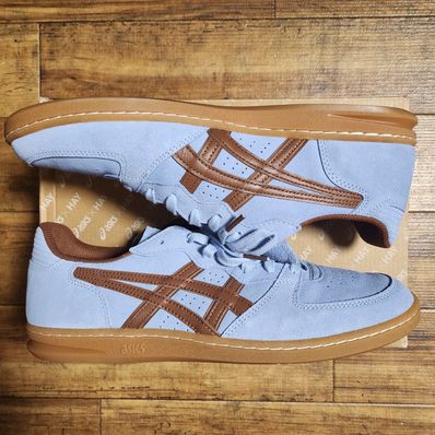 HAY × Asics Skyhand OG "Chambray Blue/ Tortoise Shell"