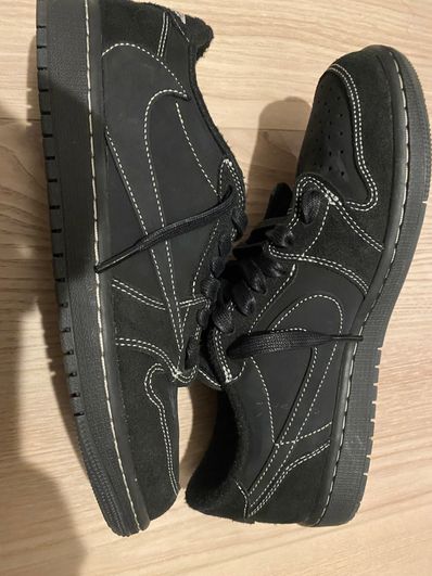Travis Scott × Nike Air Jordan 1 Low OG SP "Black Phantom"