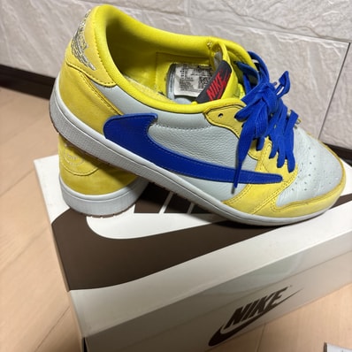 Travis Scott × Nike Women's Air Jordan 1 Retro Low OG "Canary"