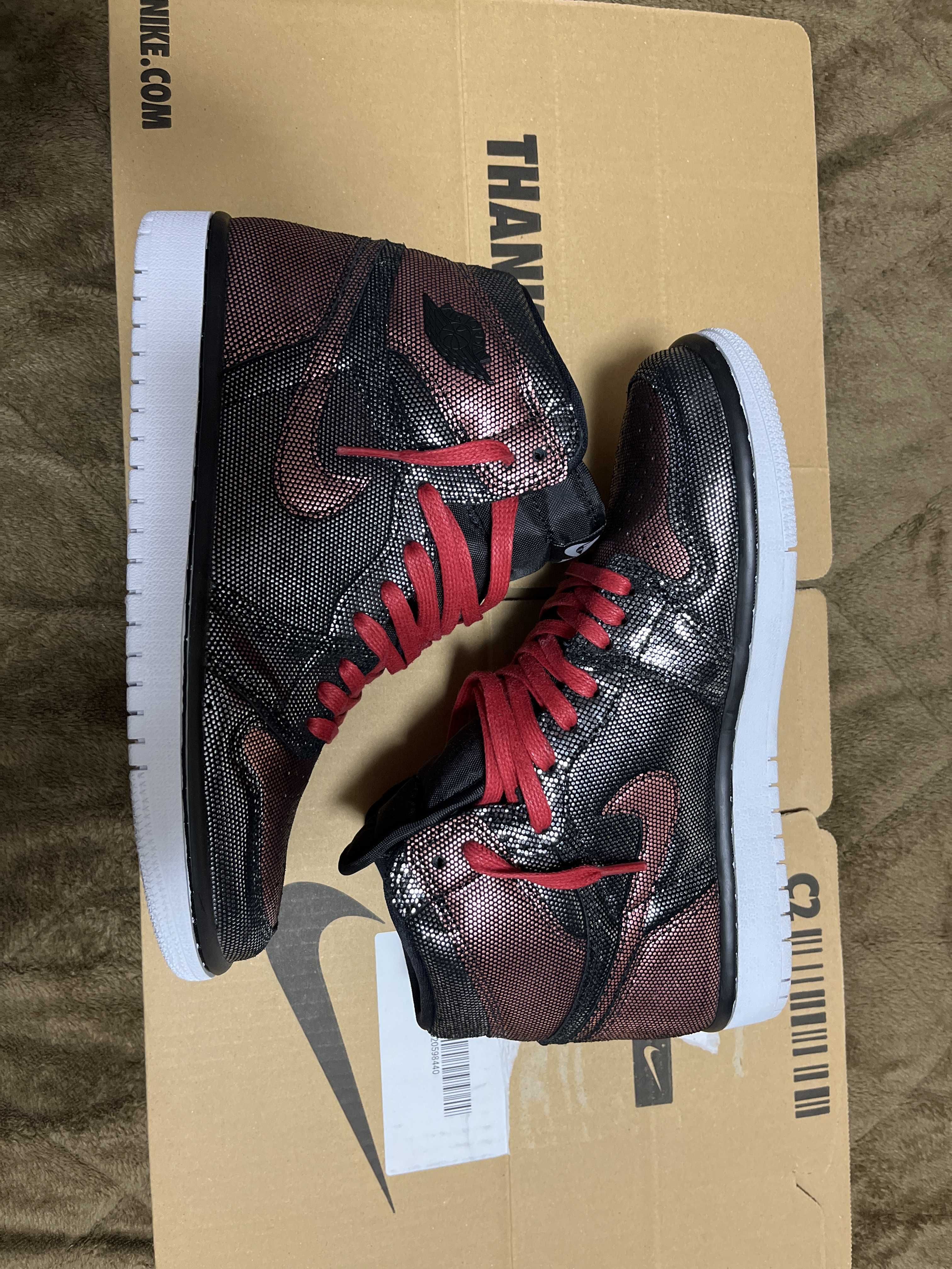 Nike Women's Air Jordan 1 High OG Fearless Metallic Rose Gold