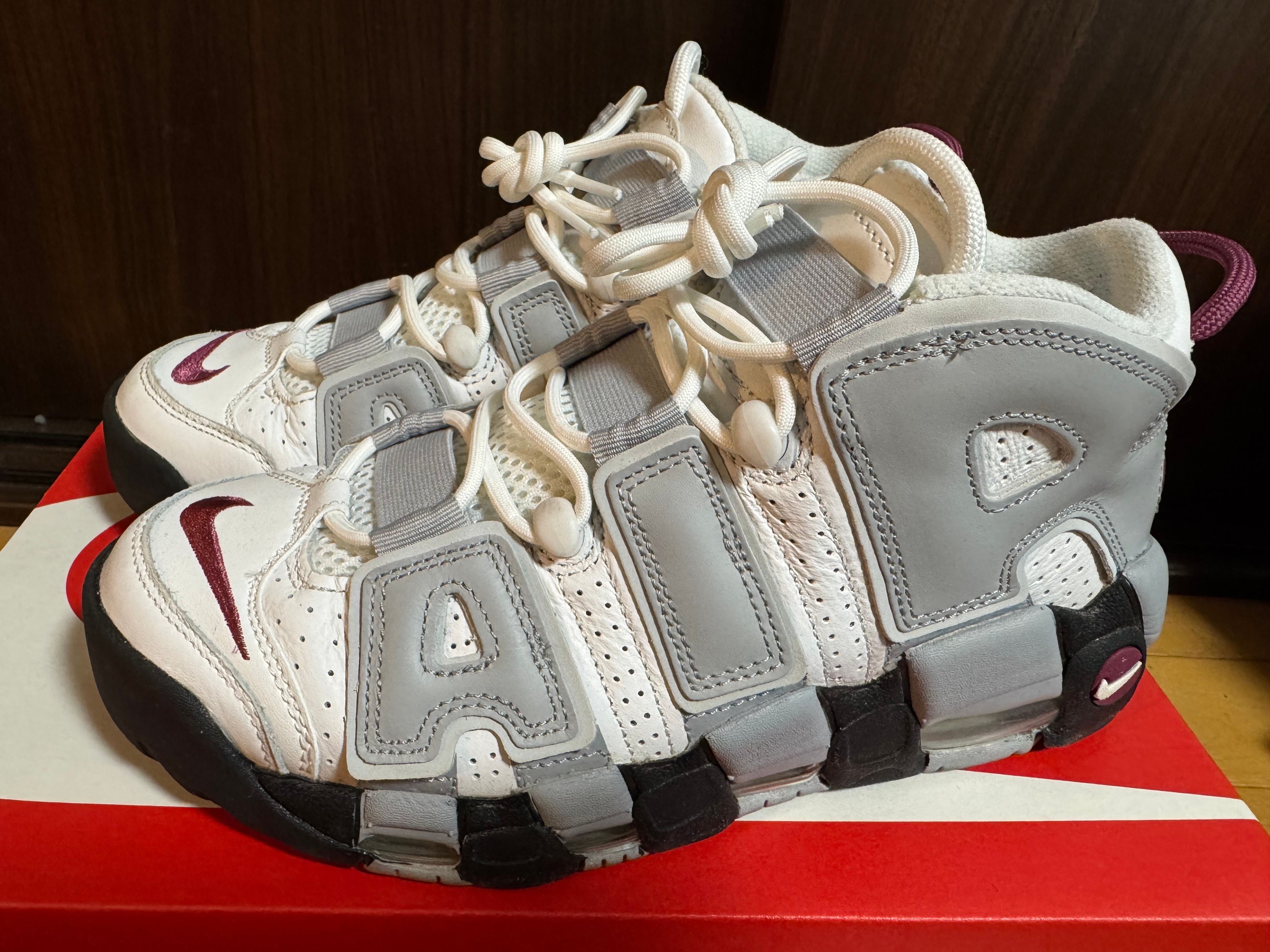 Nike Women's Air More Uptempo "Rosewood and Wolf Grey"