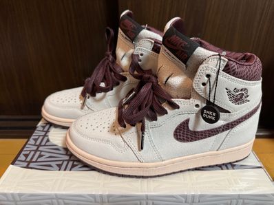 A Ma Maniere × Nike Air Jordan 1 Retro High OG "Sail and Burgundy"