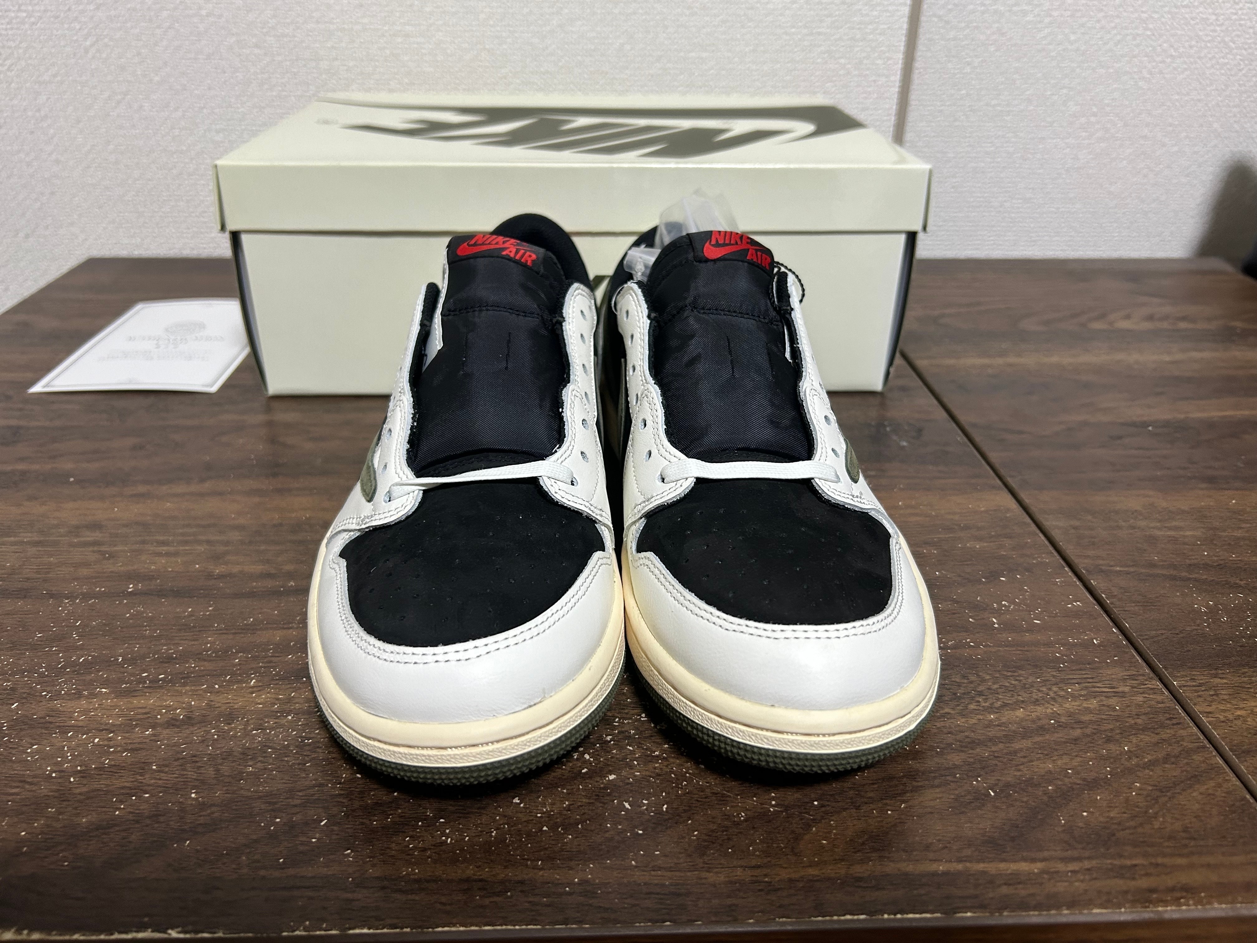 Travis Scott × Nike Women's Air Jordan 1 Low OG "Medium Olive"