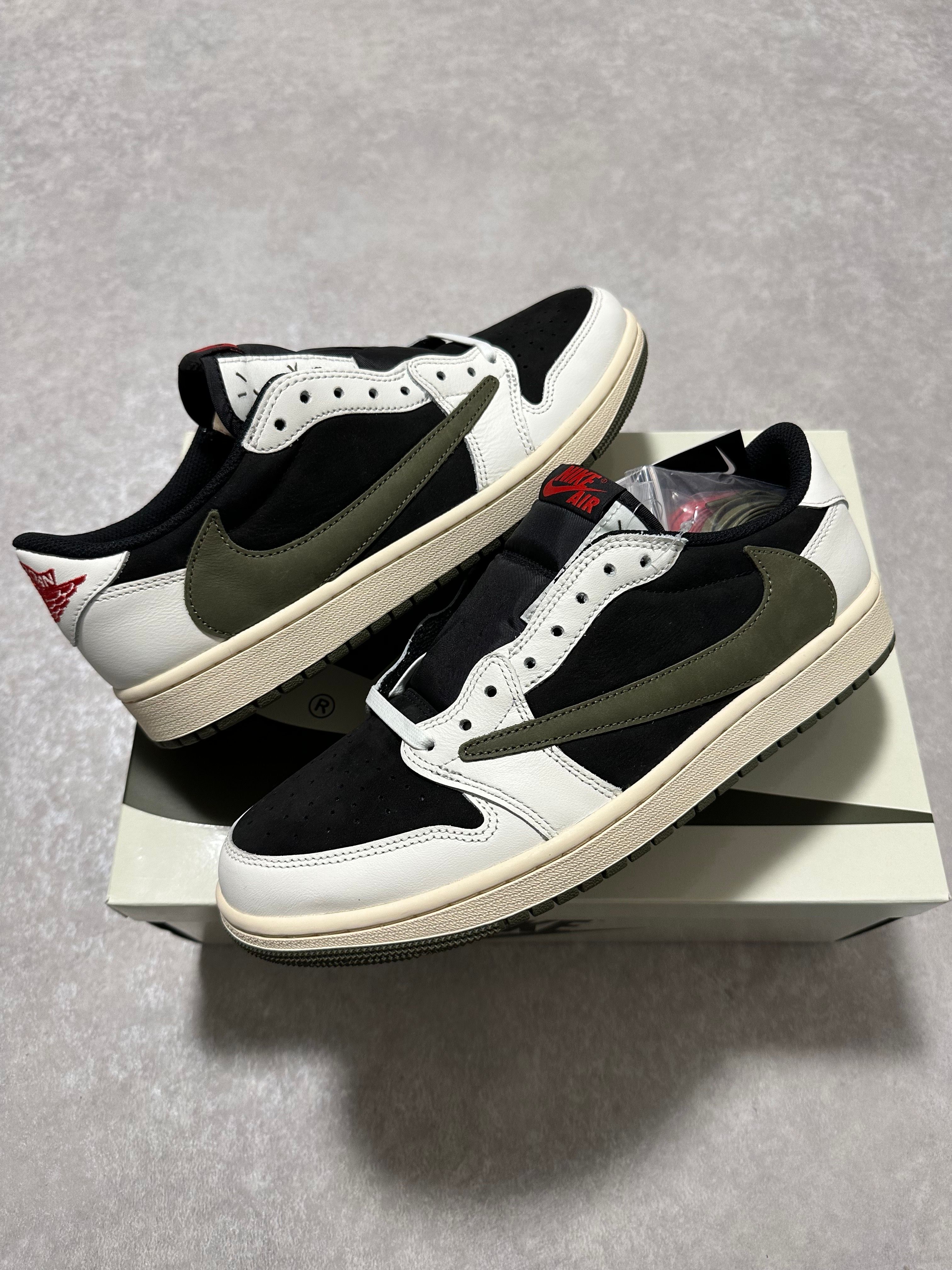 Travis Scott × Nike Women's Air Jordan 1 Low OG "Medium Olive"