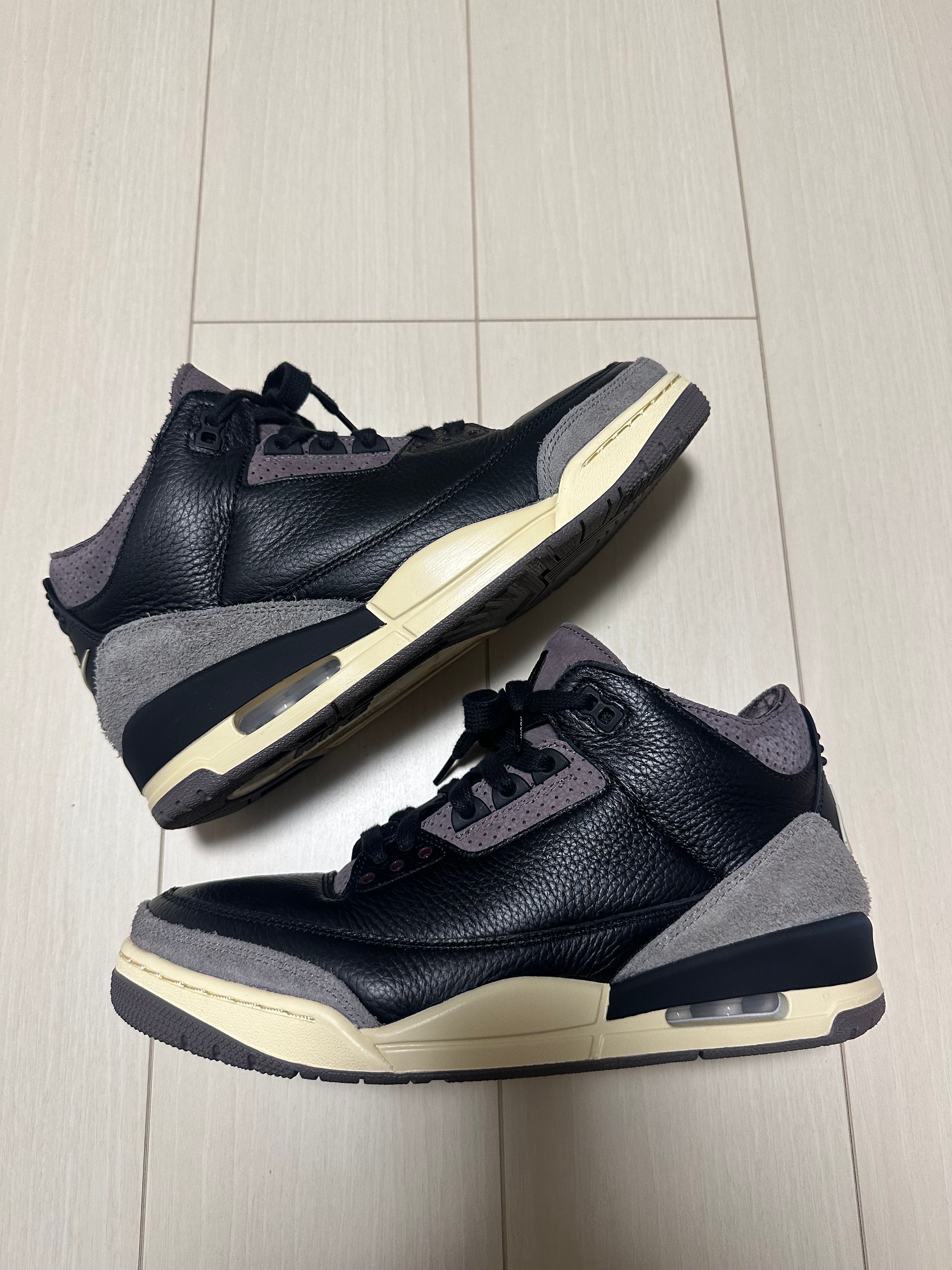 A Ma Maniere × Nike Women's Air Jordan 3 Retro OG SP "Black and Flat Pewter/WYWS"