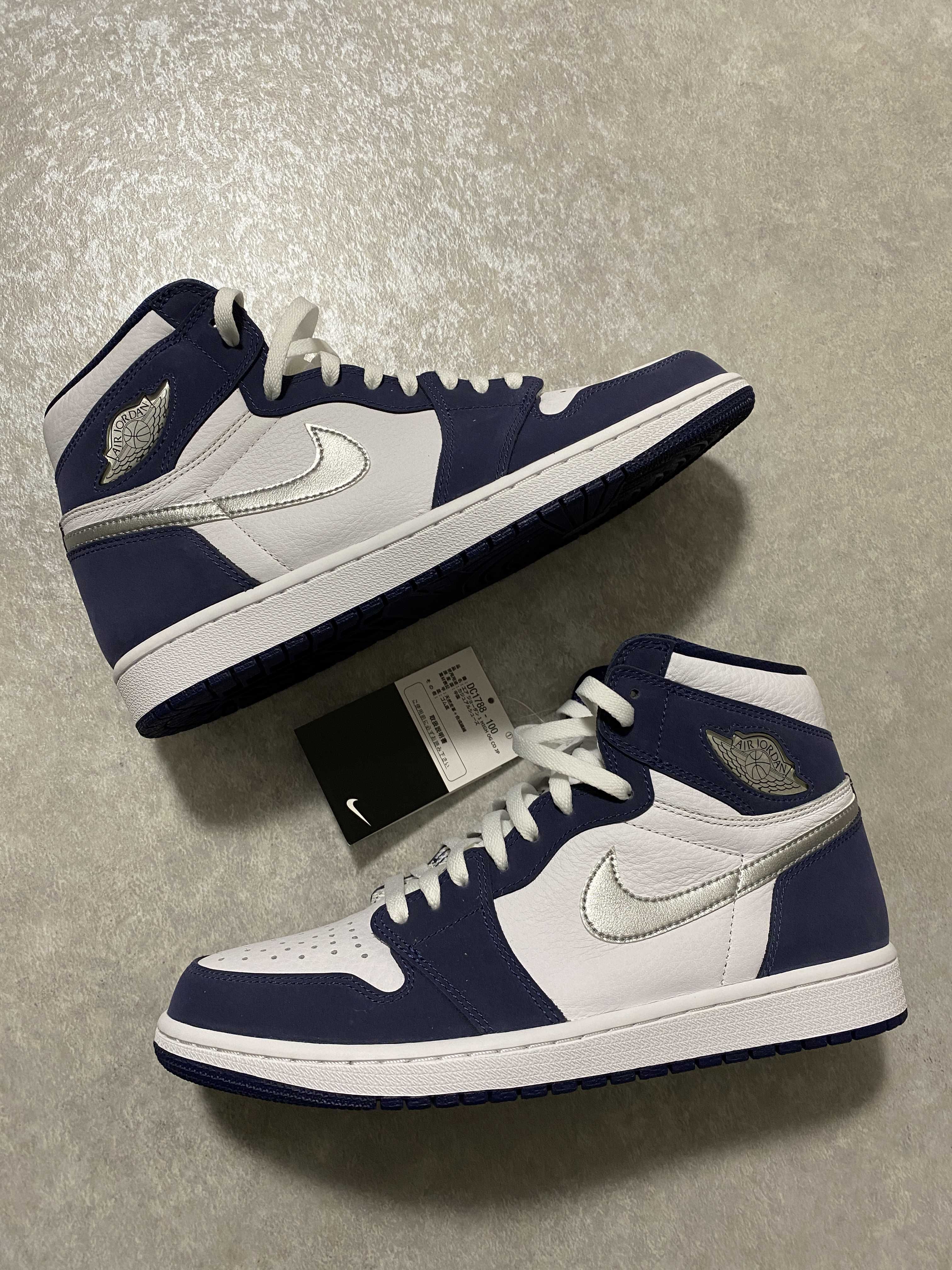 Nike Air Jordan 1 High OG CO.JP "White/Midnight Navy" (2020)(ブリーフケースなし)