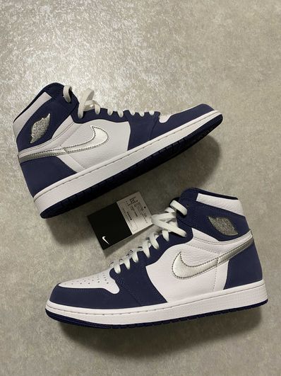 Nike Air Jordan 1 High OG CO.JP "White/Midnight Navy" (2020)(ブリーフケースなし)