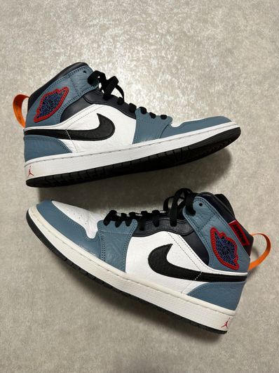 FACETASM × Nike Air Jordan 1 Mid "White/Navy"