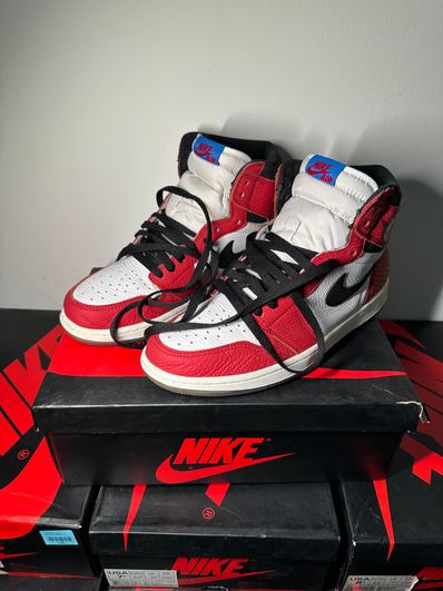 Spiderman × Nike Air Jordan 1 Origin Story "Gym Red/White/Photo Blue/Black"