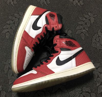 Spiderman × Nike Air Jordan 1 Origin Story "Gym Red/White/Photo Blue/Black"