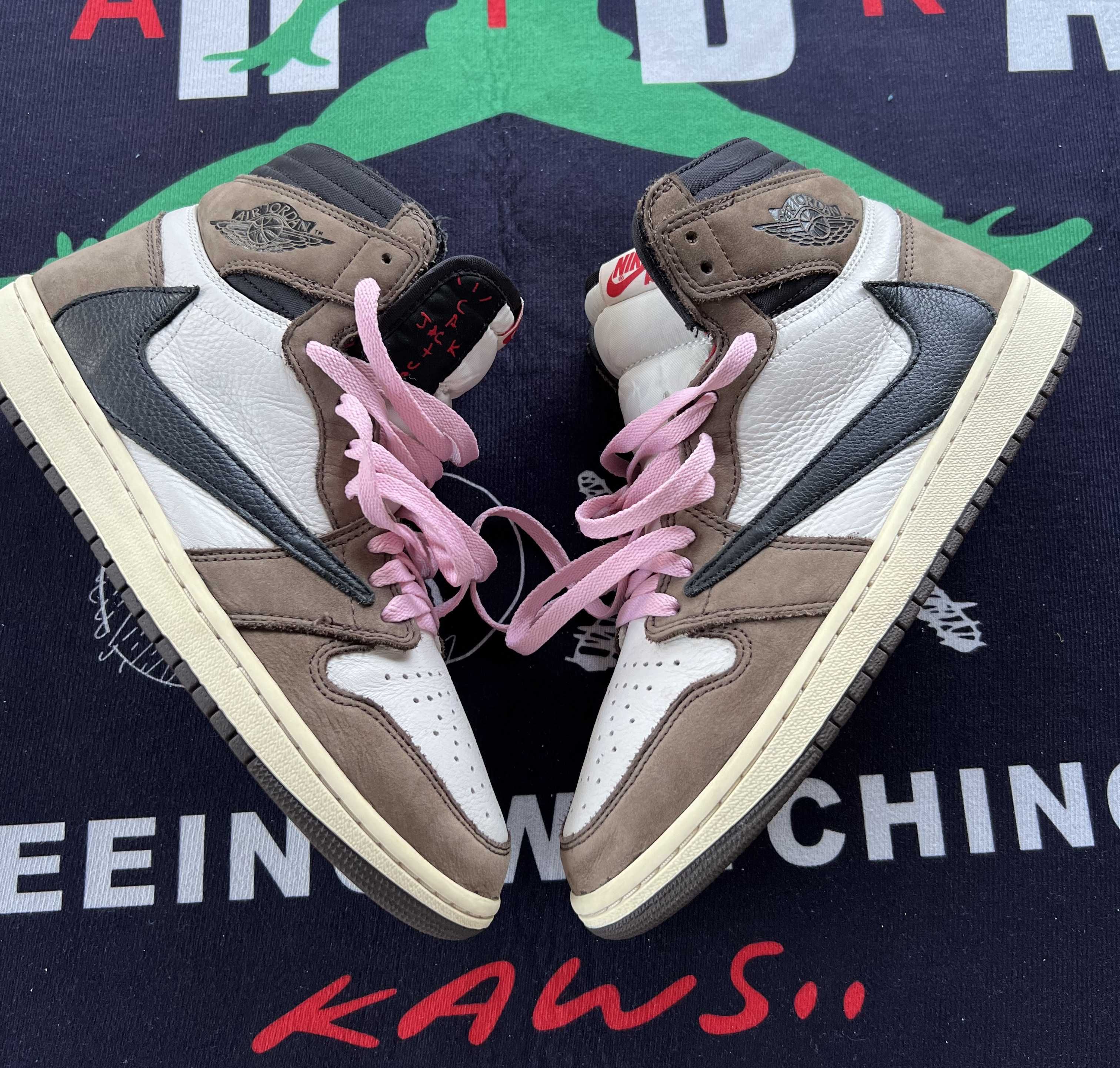 Travis Scott × Nike Air Jordan 1 Retro High OG TS SP "Sail/Dark Mocha"