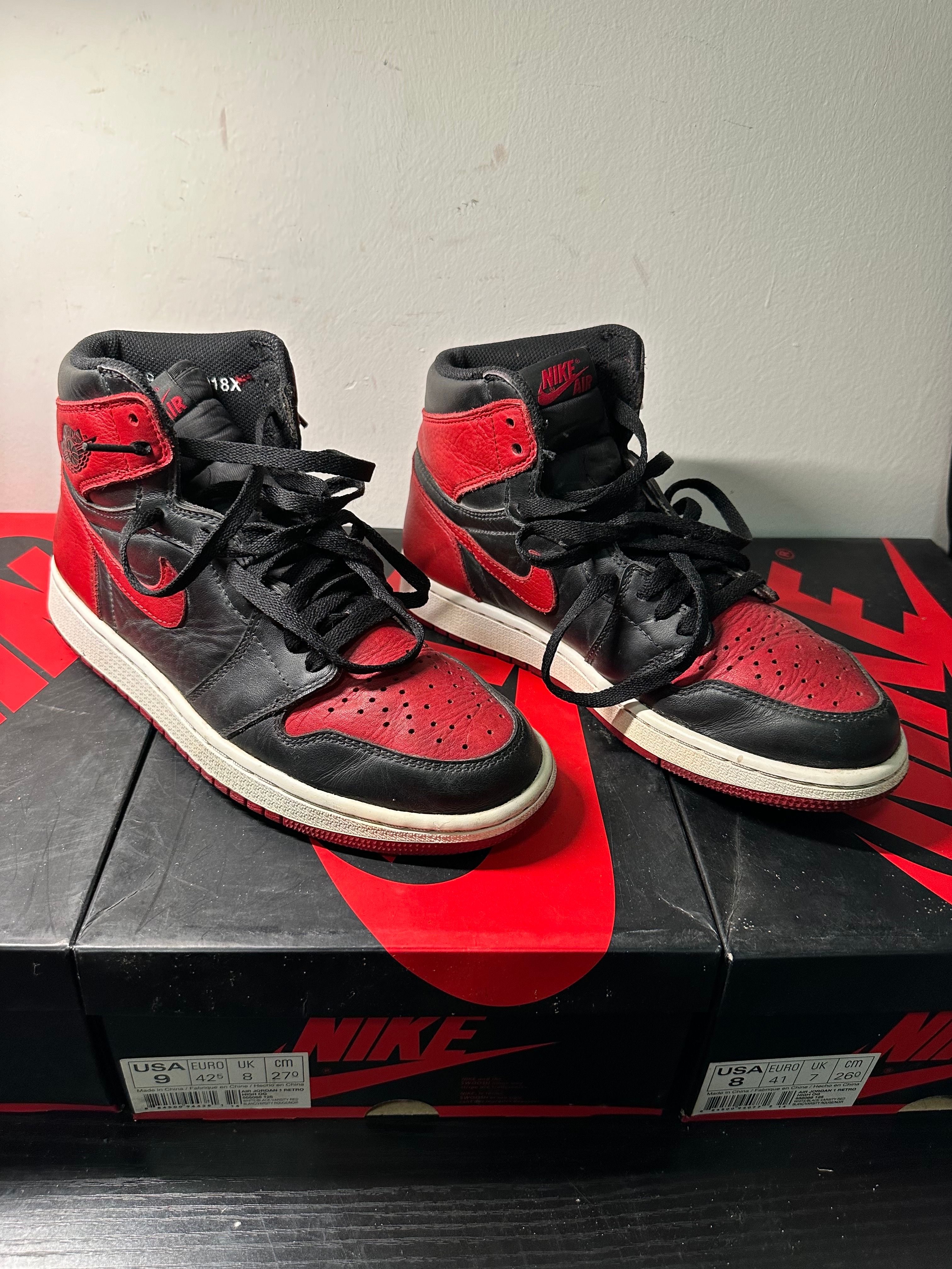 Nike Air Jordan 1 Retro High OG "Bred/Banned" (2016)