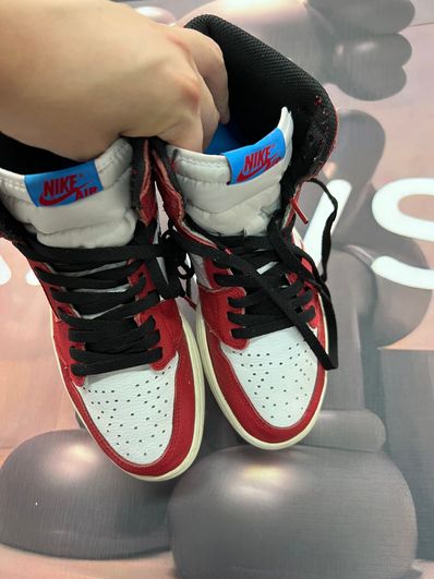 Spiderman × Nike Air Jordan 1 Origin Story "Gym Red/White/Photo Blue/Black"