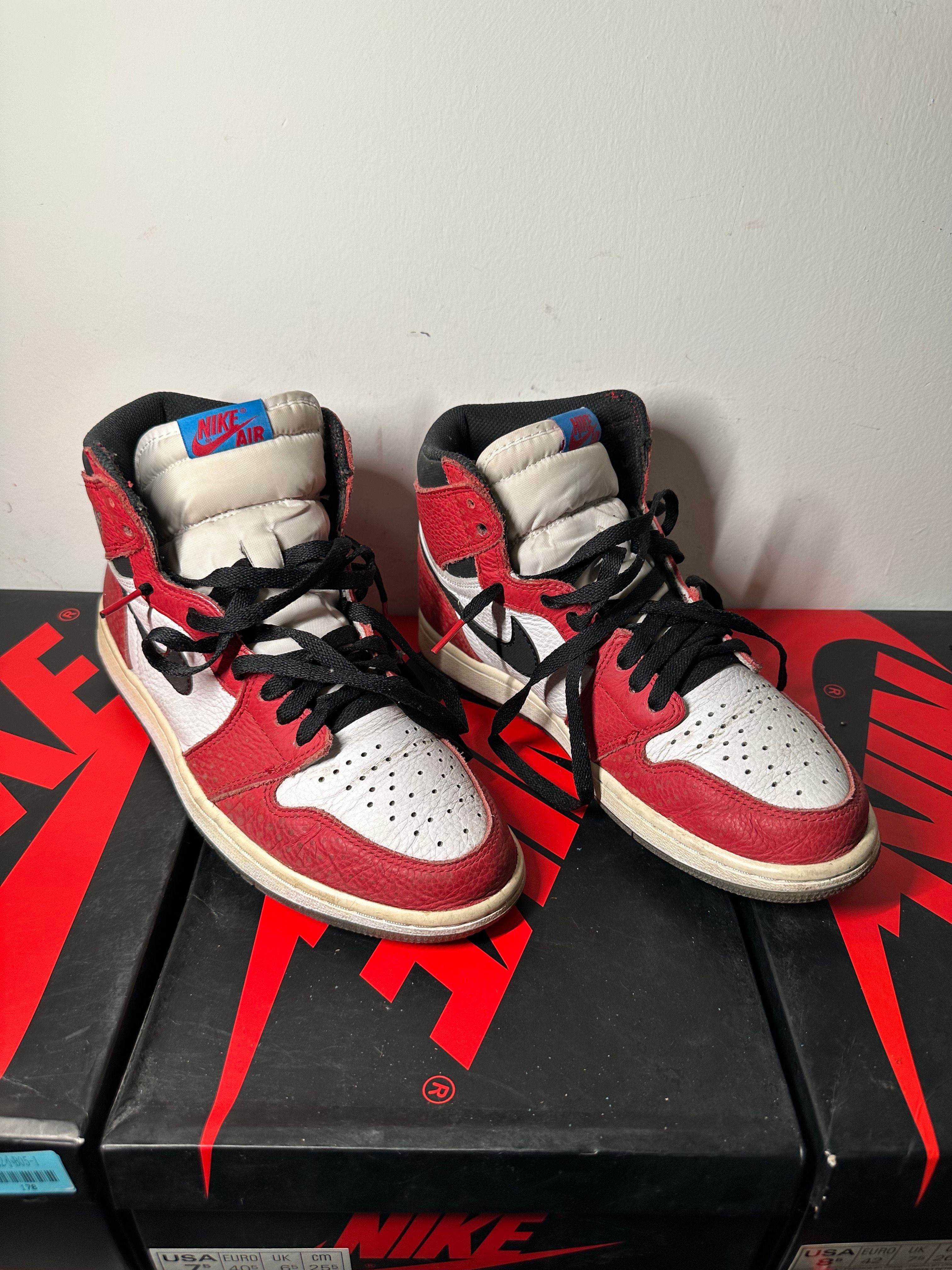 Spiderman × Nike Air Jordan 1 Origin Story "Gym Red/White/Photo Blue/Black"