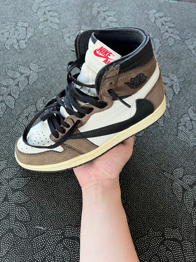 Travis Scott × Nike Air Jordan 1 Retro High OG TS SP "Sail/Dark Mocha"