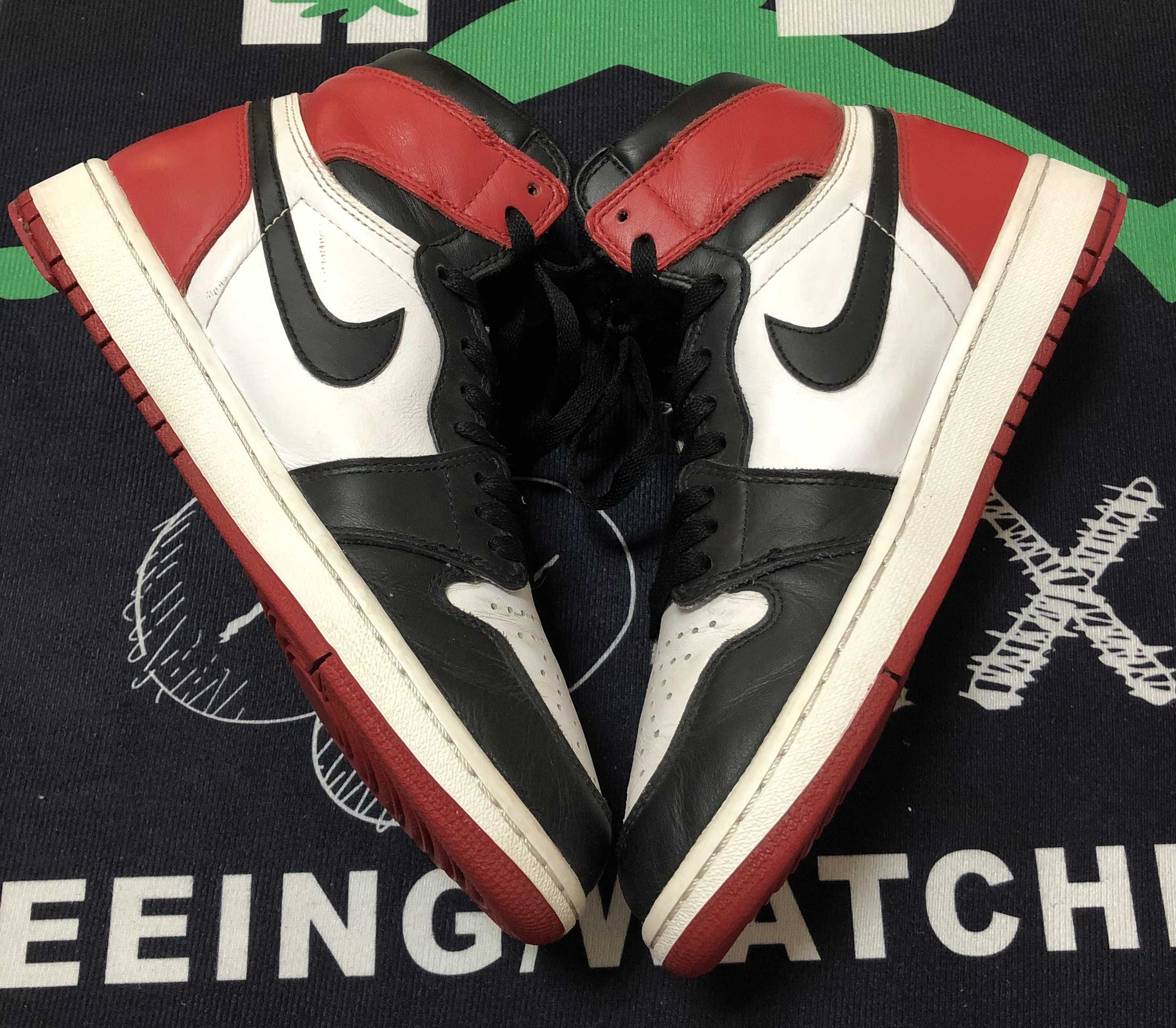 Nike Air Jordan 1 Retro High OG "Black Toe"(2016)