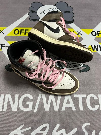 Travis Scott × Nike Air Jordan 1 Retro High OG TS SP "Sail/Dark Mocha"