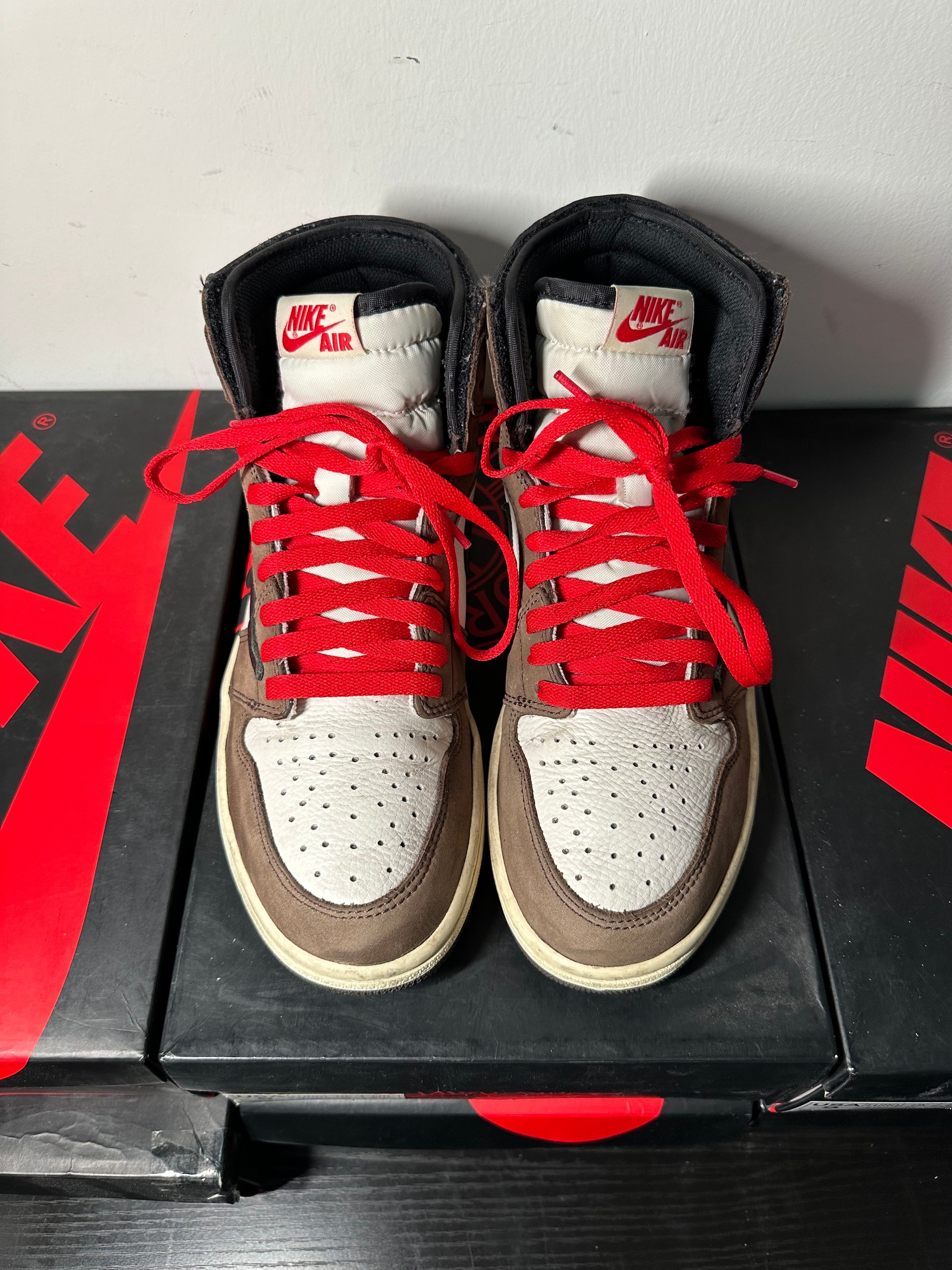 Travis Scott × Nike Air Jordan 1 Retro High OG TS SP "Sail/Dark Mocha"