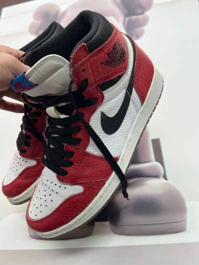 Spiderman × Nike Air Jordan 1 Origin Story "Gym Red/White/Photo Blue/Black"