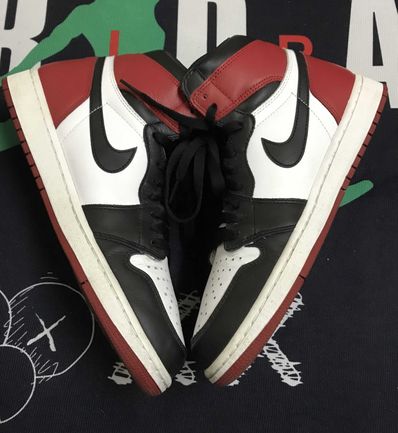 Nike Air Jordan 1 Retro High OG "Black Toe"(2016)