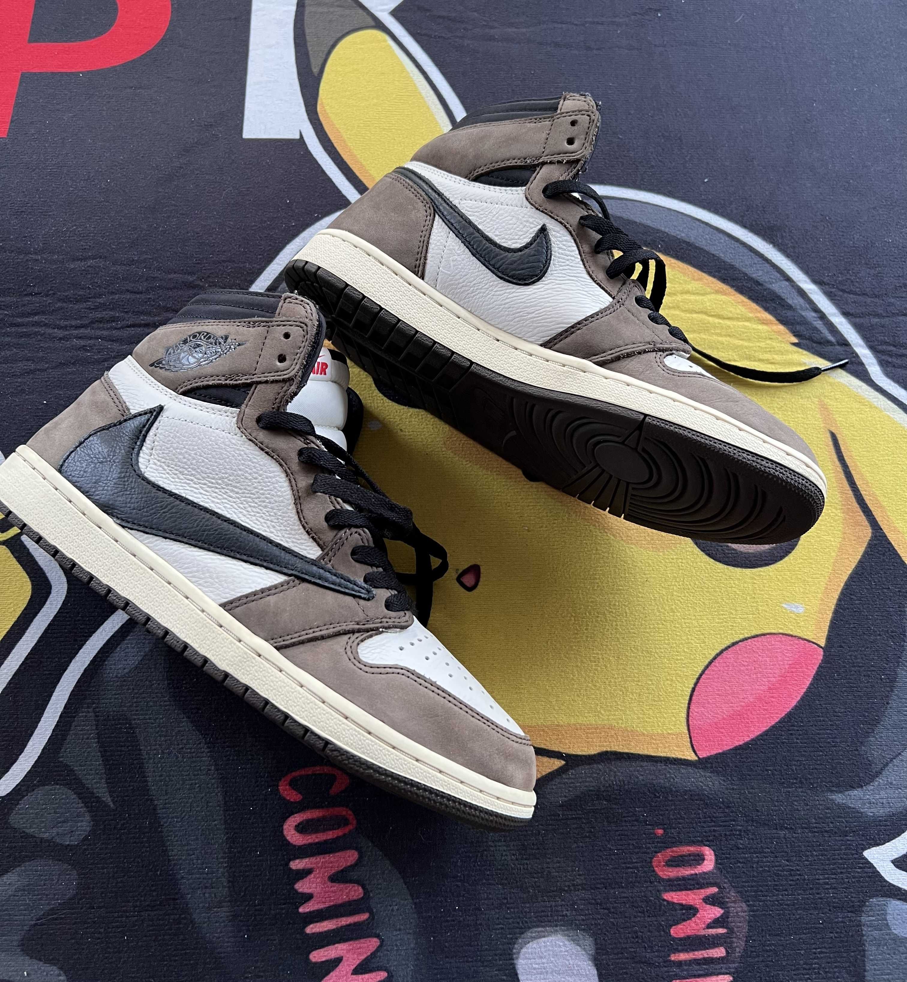 Travis Scott × Nike Air Jordan 1 Retro High OG TS SP "Sail/Dark Mocha"