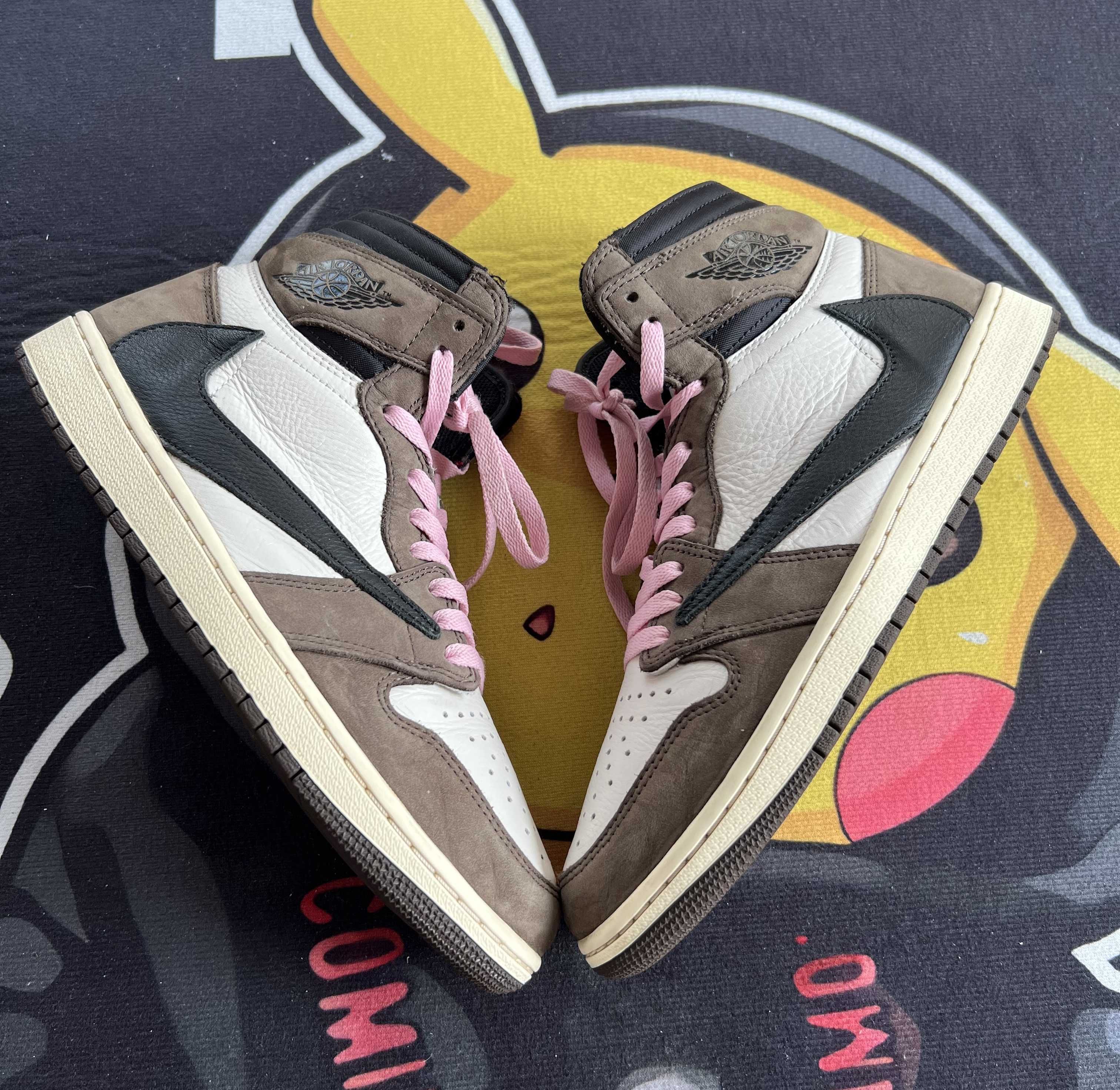 Travis Scott × Nike Air Jordan 1 Retro High OG TS SP "Sail/Dark Mocha"