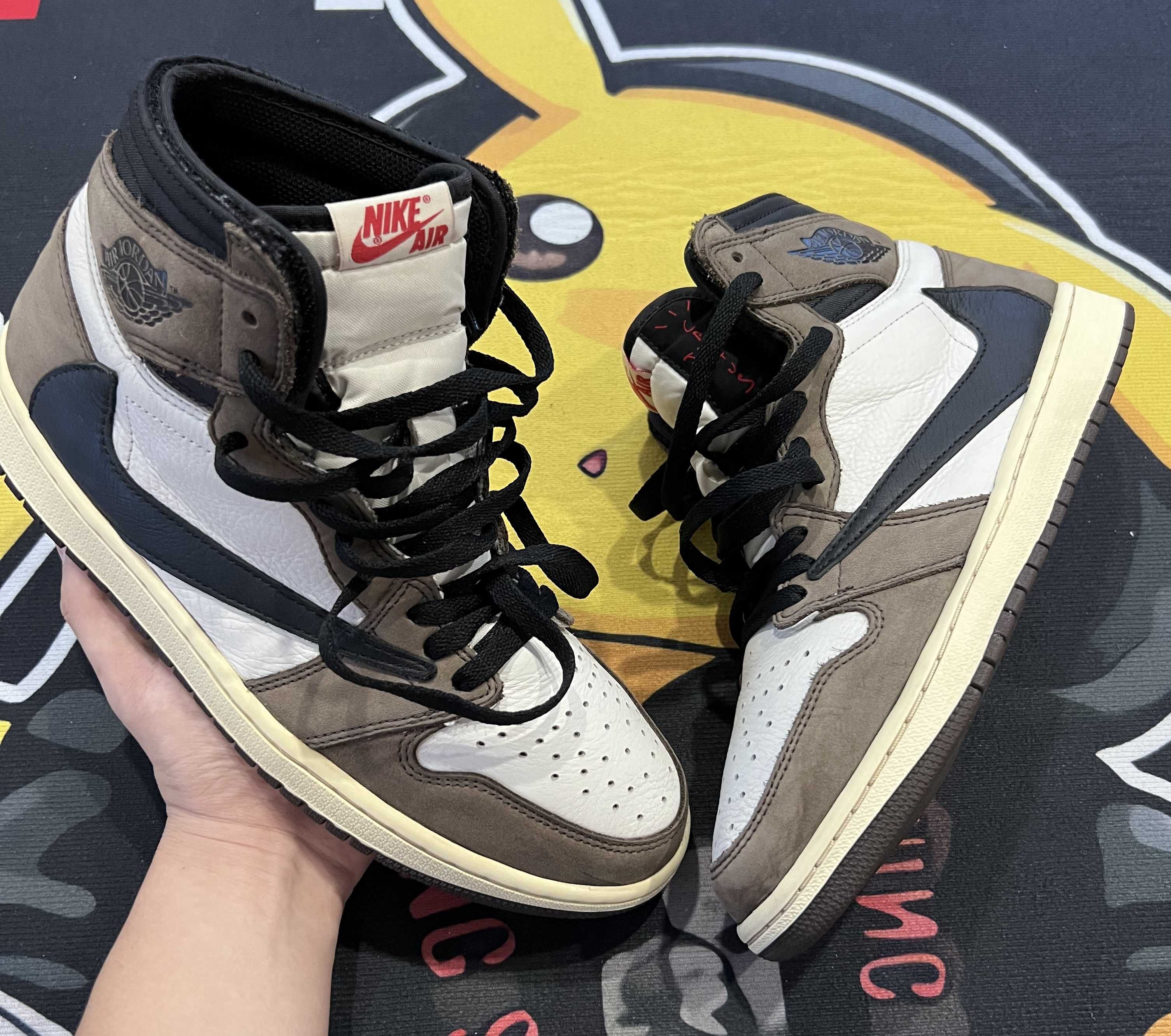 Travis Scott × Nike Air Jordan 1 Retro High OG TS SP "Sail/Dark Mocha"
