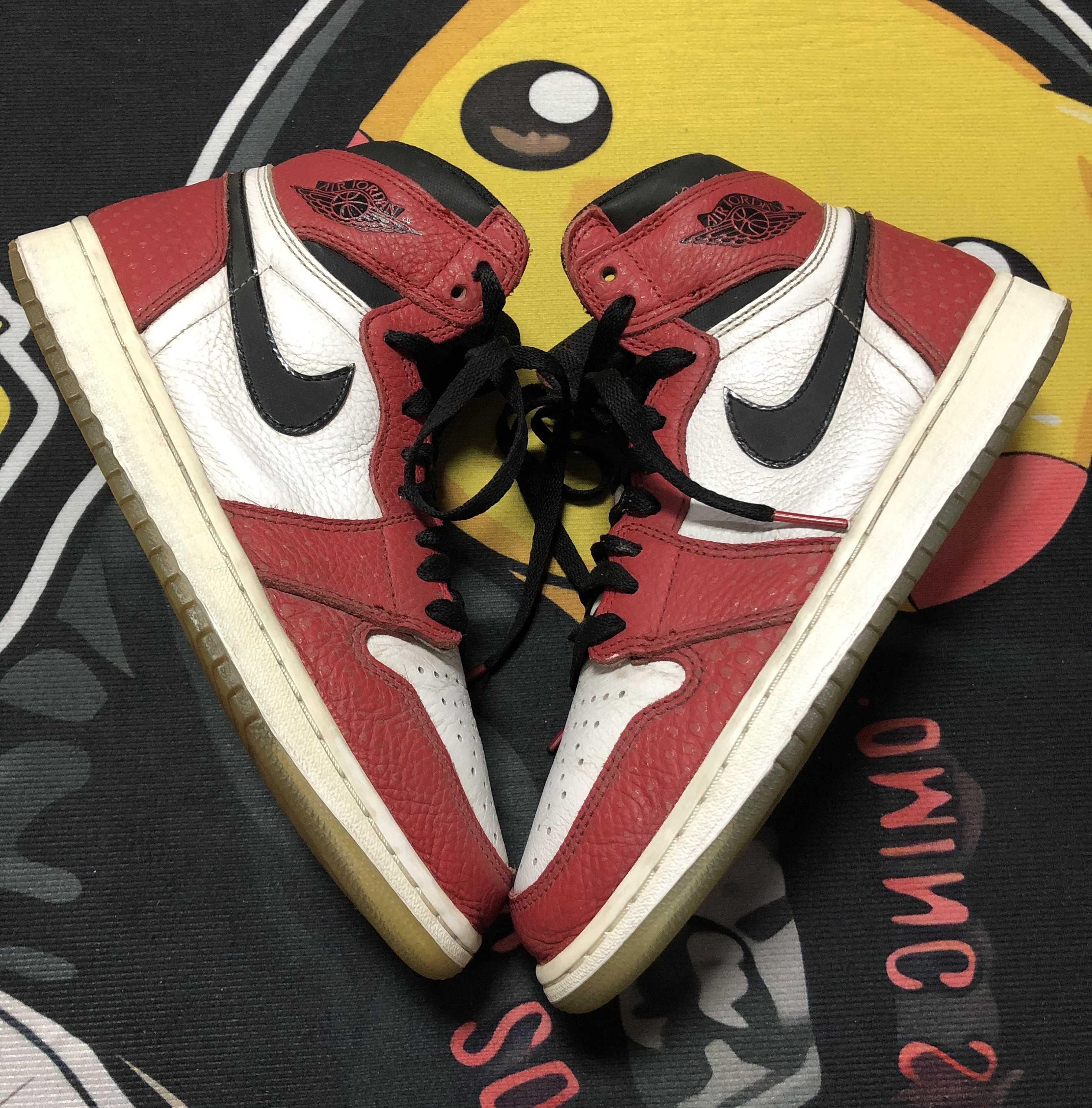 Spiderman × Nike Air Jordan 1 Origin Story "Gym Red/White/Photo Blue/Black"