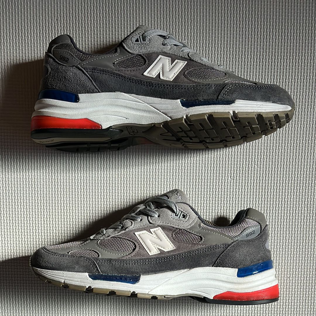 New Balance 992 "GRAY/BLUE/RED"