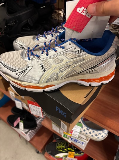 KITH Ronnie Fieg × Asics Gel-Kayano 12.1 "Cream/Multi"