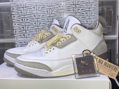 A Ma Maniere × Nike Women's Air Jordan 3 Retro SP "White/Medium Grey Violet Ore"