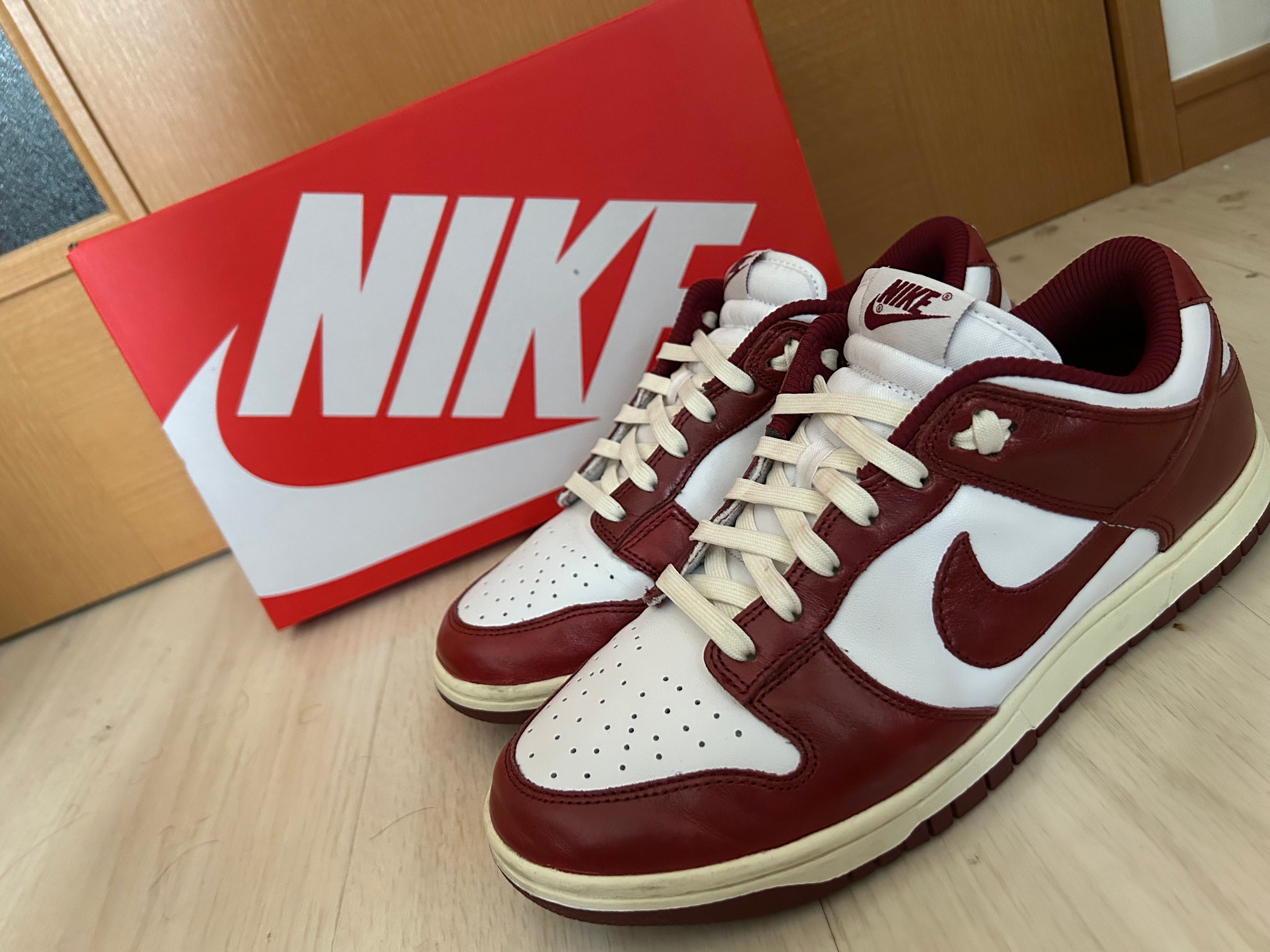 Nike Women's Dunk Low PRM "Team Red and White"
