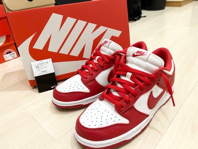 Nike Dunk Low SP "White and University Red"