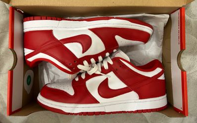 Nike Dunk Low SP "White and University Red"