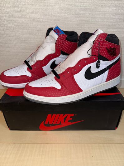 Spiderman × Nike Air Jordan 1 Origin Story "Gym Red/White/Photo Blue/Black"