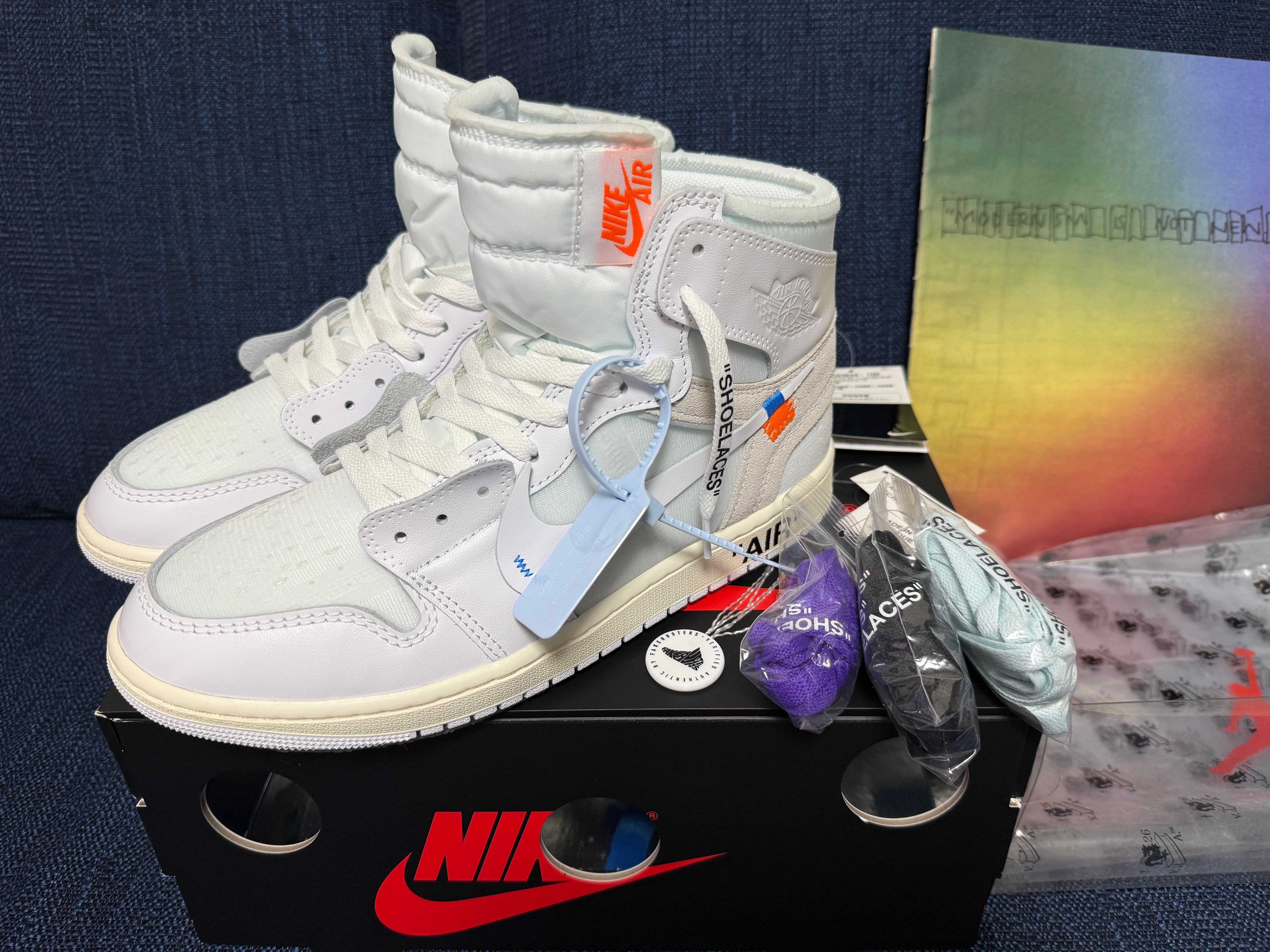 Virgil Abloh Archive (V.A.A.) × Nike Air Jordan 1 Retro High OG "Alaska"