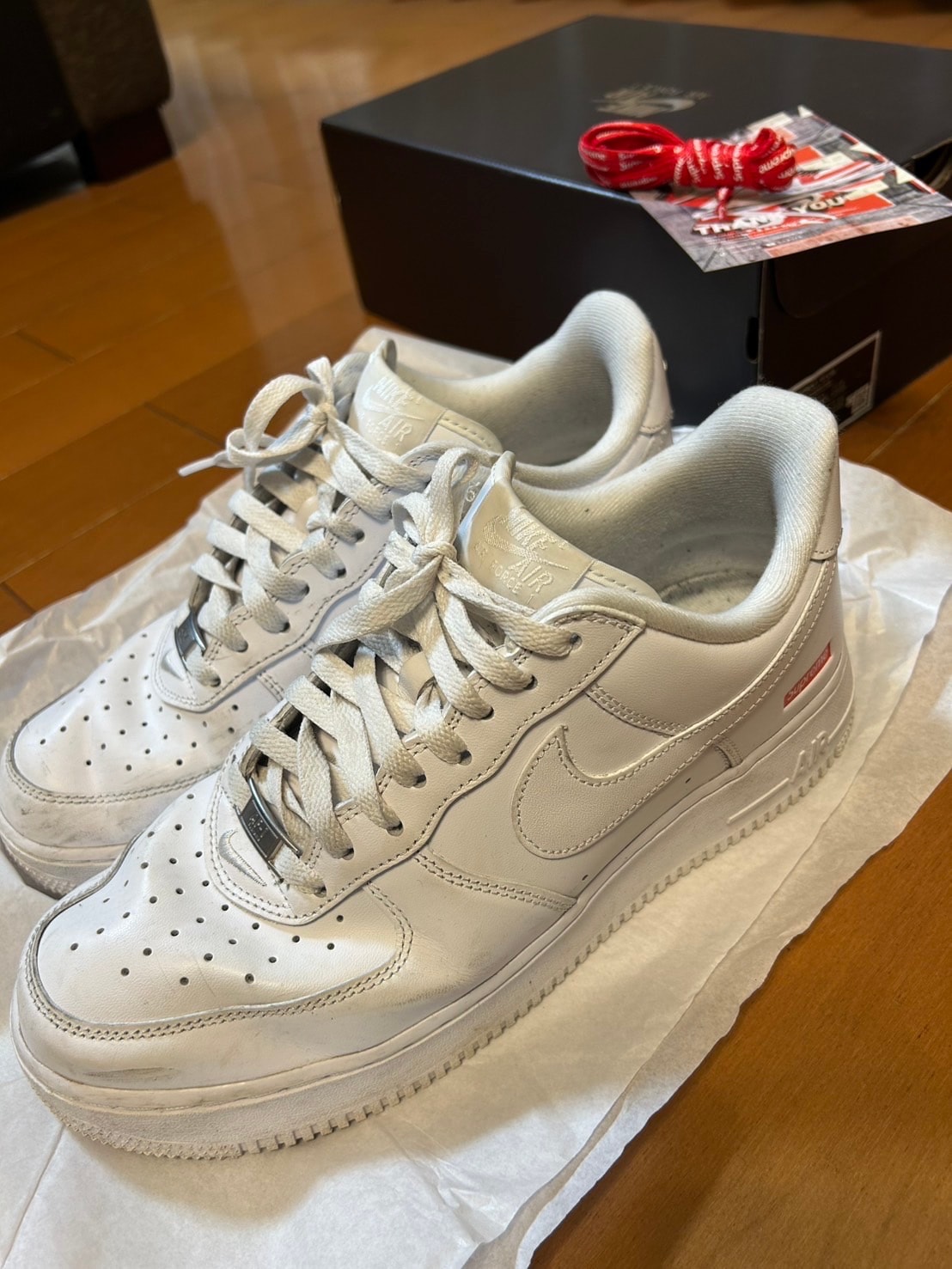 Supreme × Nike Air Force 1 Low "White"
