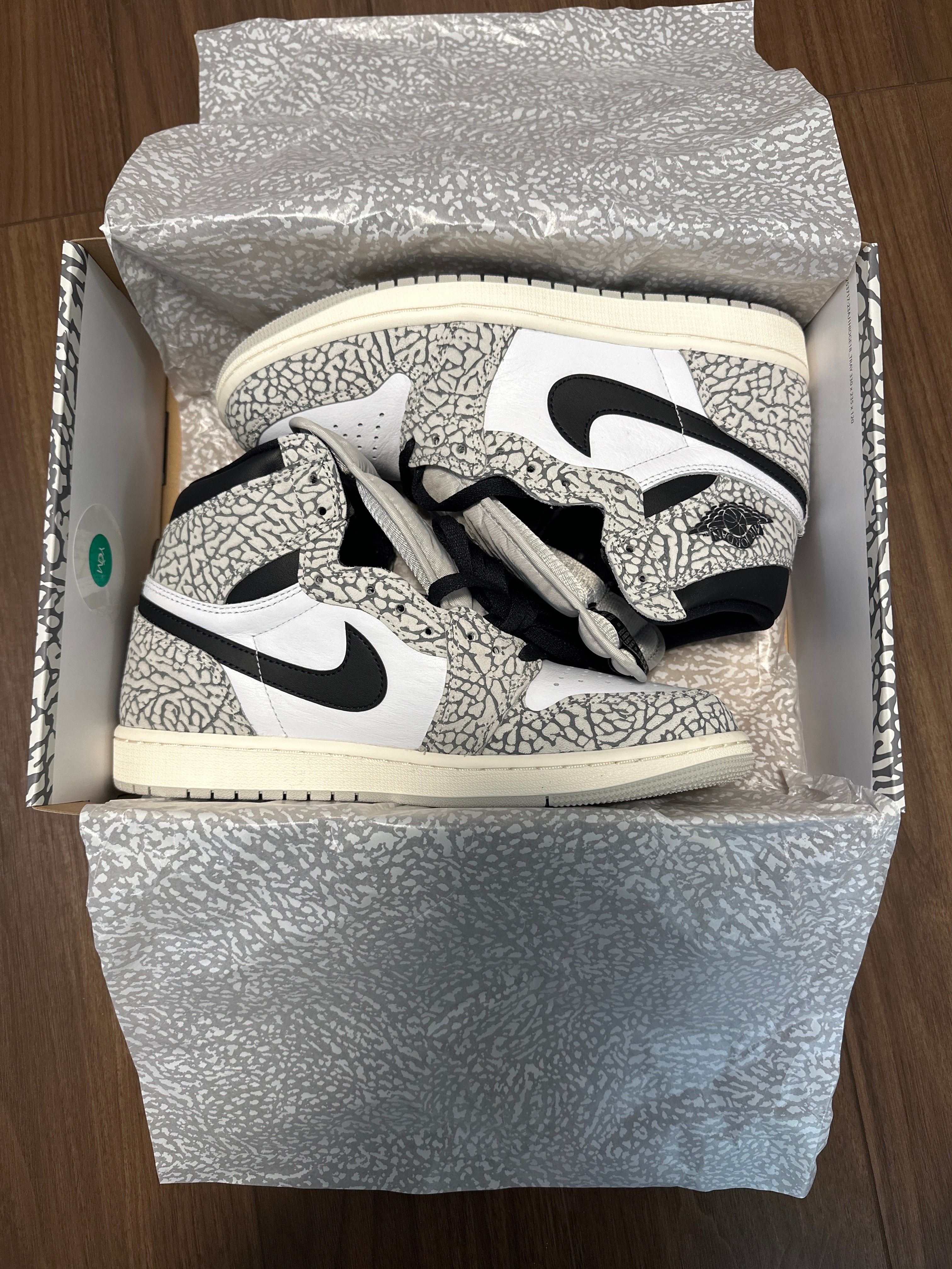 Nike Air Jordan 1 High OG "White Cement/Safari"
